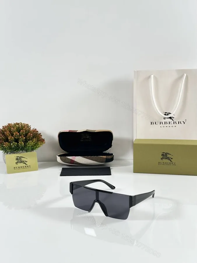 View 1 of First Copy Burberry 8087 Black Sunglasses