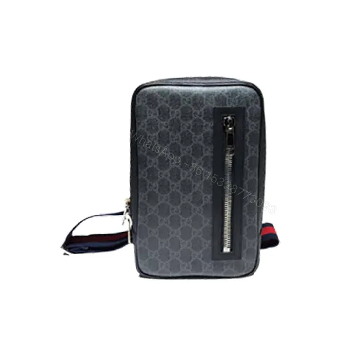 View 1 of GUCCI ALL OVER PRINT MESSENGER BAG BLACK – GBC31