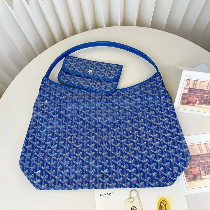 View 1 of 高仿Goyard*Hobo系列BOHEMEZ單肩子母手袋藍色免檢版