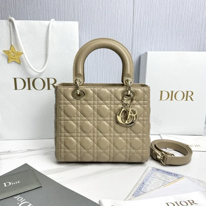 View 1 of Quilted Mini Satchel - Gold Hardware, Luxe Leather, Evening-Ready