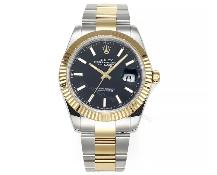 View 1 of KZ Factory Clean Factory JVS Rolex Datejust Black Two-Tone Watch