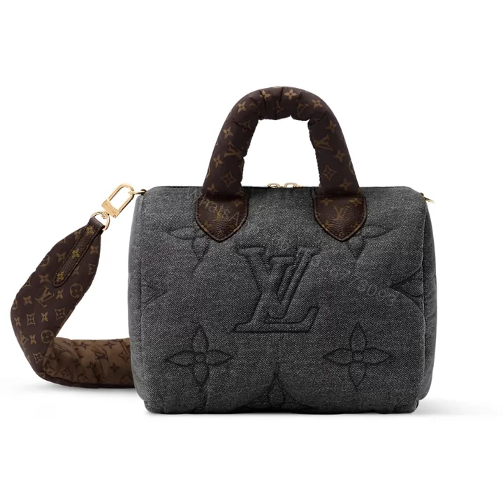View 1 of Louis Vuitton Speedy Bandouliere 25 Black Jeans 25Cm M26956