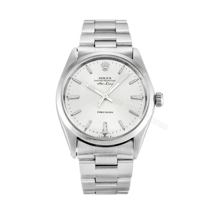 View 1 of Rolex Air-King 5500 Super Clone : 34mm Black Dial Smooth Bezel