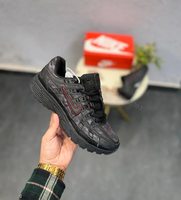 View 1 of NIKE P-6000 TRAINER BLACK MAROON