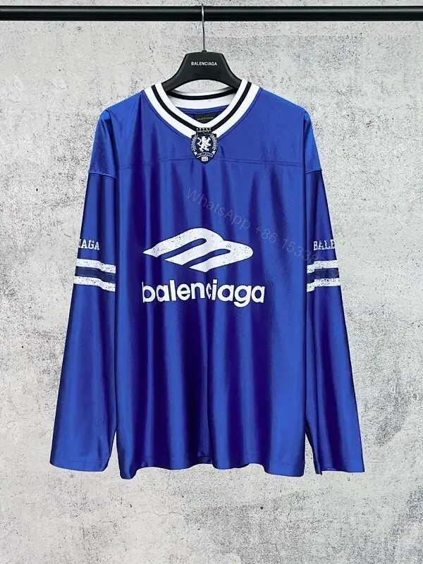 View 1 of Bold Blue Jersey – Luxe Streetwear, Elevated Comfort, Unisex