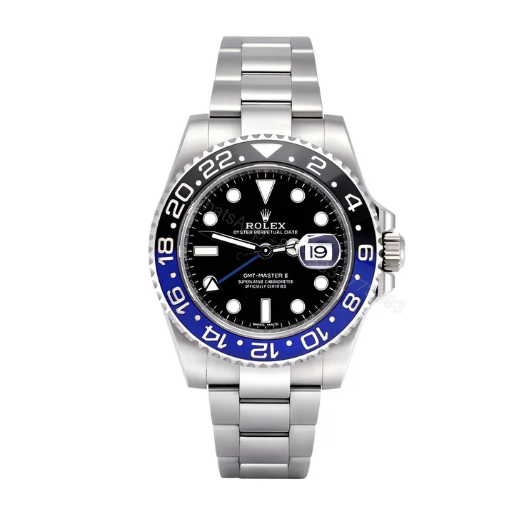 View 1 of Rolex GMT-Master II Black Dial Batman Bezel 116710BLNR Oyster Replica