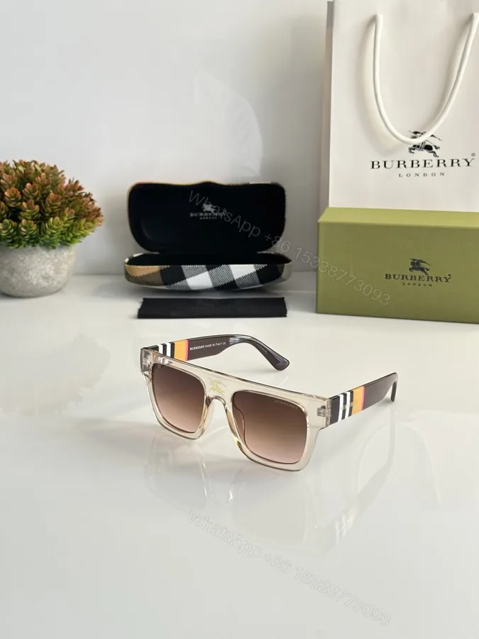 View 1 of First Copy Burberry Water Brown Sunglasses