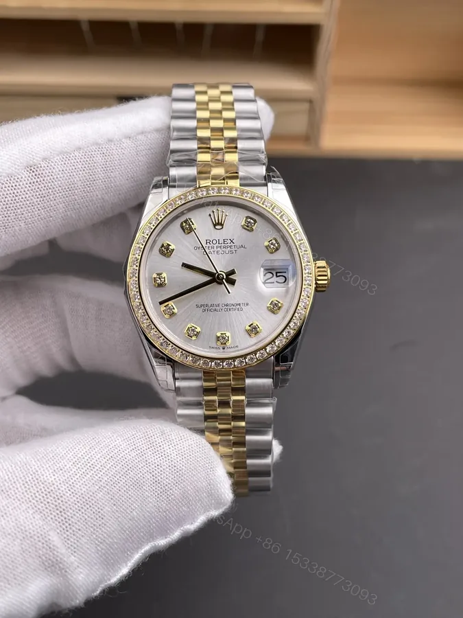 View 1 of Rolex Datejust 31 Rolesor Yellow Diamond Jubilee MOP 178383-0008