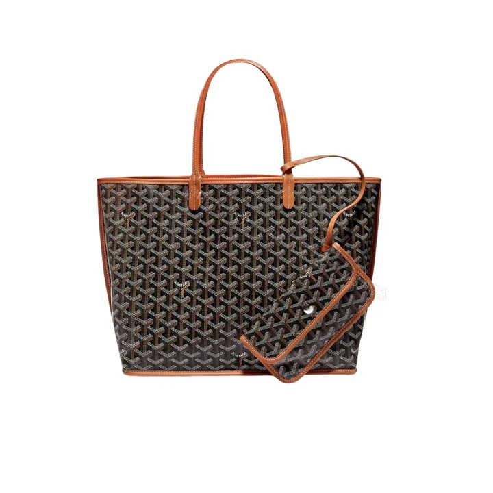 View 1 of GOYARD ANJOU PM BAG BLACK TAN 50CM ANJOUSPMLCG03TY01P