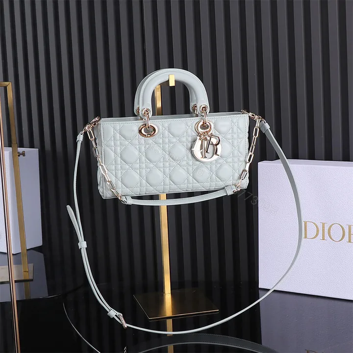 View 1 of Dior Medium Blue Lady D-Joy Bag(