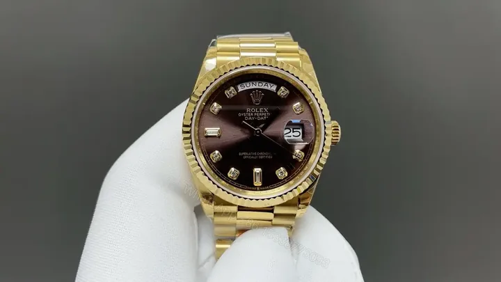 View 1 of Rolex Day-Date 36 Yellow Gold Fluted President Bull’s Eye 118238-0409