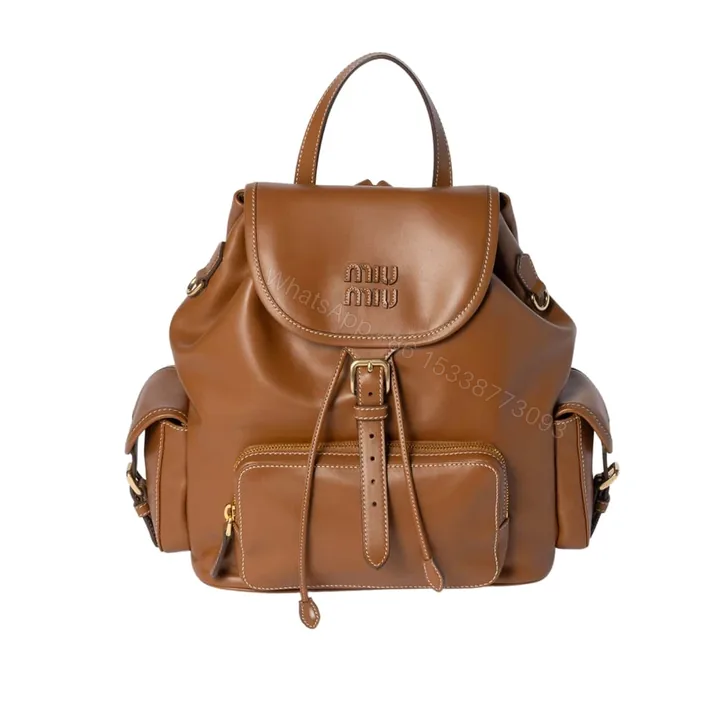 View 1 of MIUMIU BACKPACK COGNAC 27CM