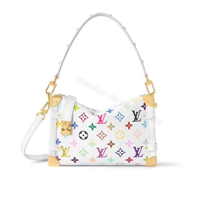 View 1 of Louis Vuitton X Takashi Murakami Side Trunk MM Multicolore Blanc 23Cm M14046
