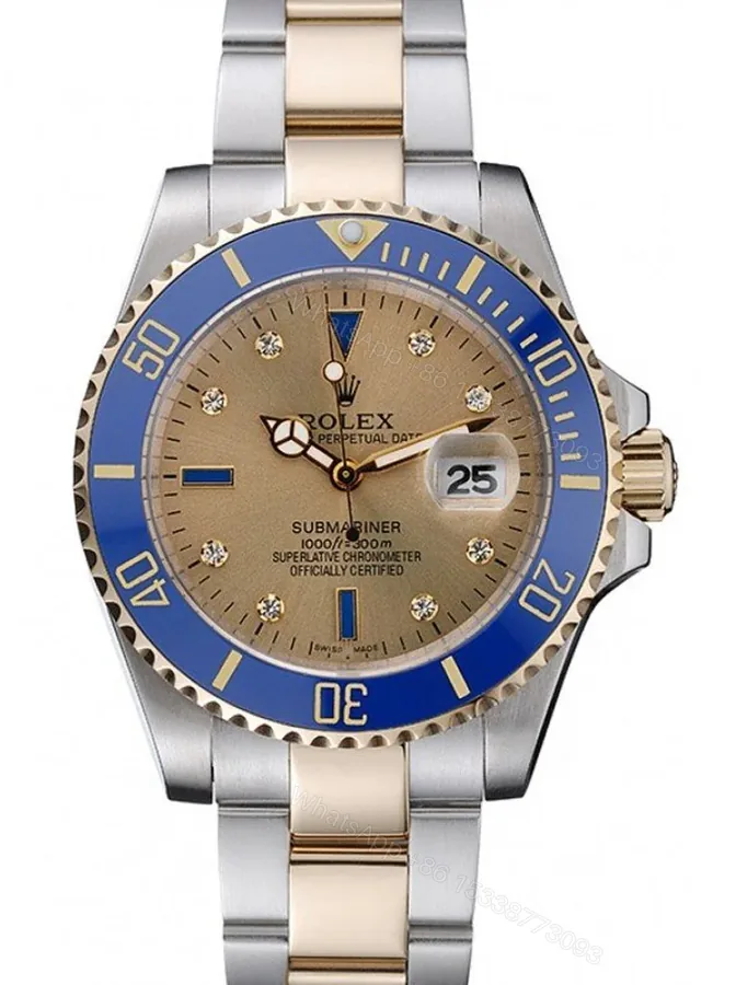 View 1 of Replica Rolex Submariner Gold Dial rl55