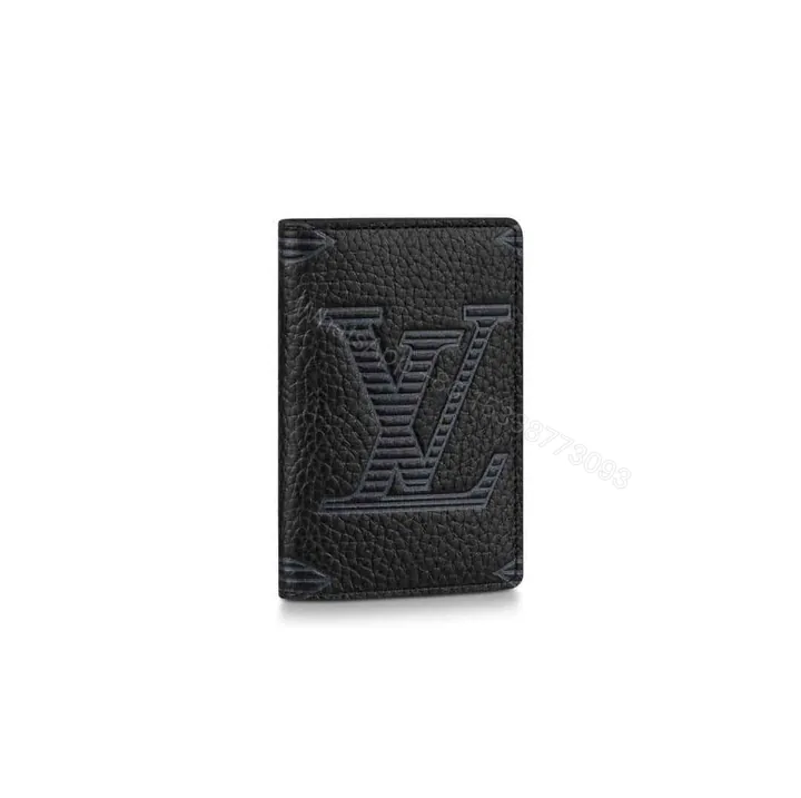 View 1 of Louis Vuitton Pocket Organizer Taurillon Shadow Leather M80038 – RRG025