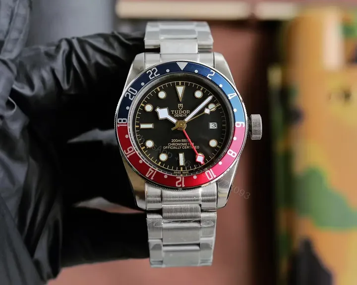 View 1 of Tudor Black Bay GMT Stainless Steel / Black / Pepsi / Bracelet 79830RB-0001