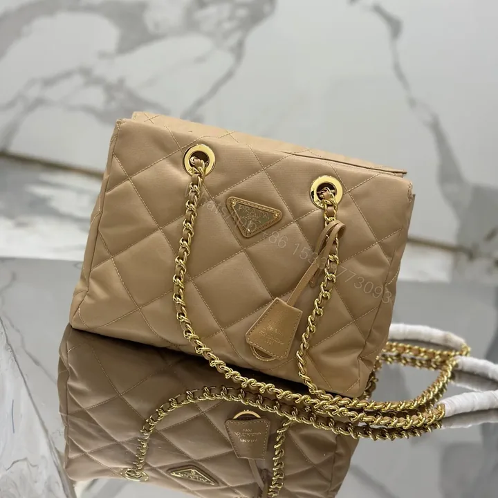 View 1 of SQUARE BAG 28 IN BLACK RE-NYLON AND SAFFIANO LEATHER TRIM