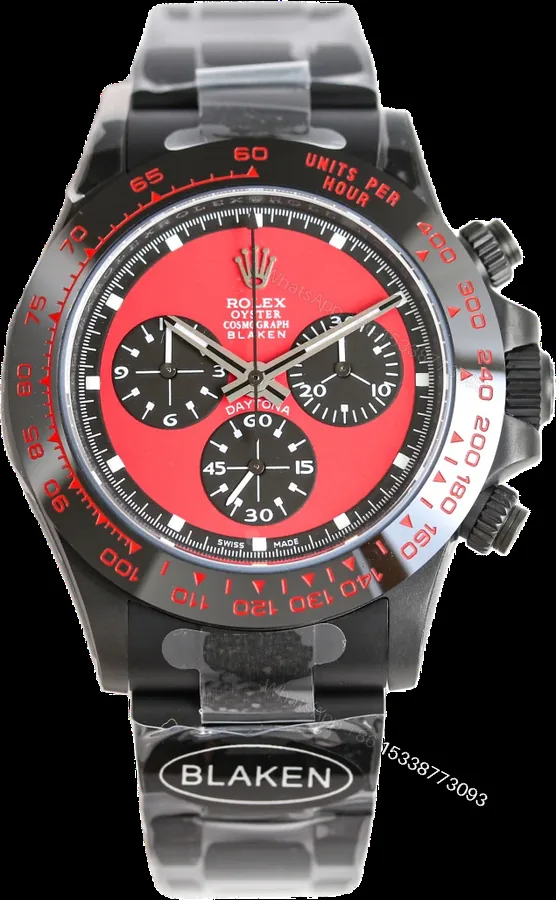 View 1 of Rolex Daytona Red Dial Black Ceramic Bezel 40mm ROLEX-DAYTONA-RED-BLK-CER-40