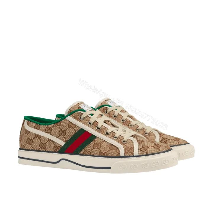 View 1 of Gucci Tennis 1977 Sneaker Beige Abony 606111 HVK20 9766