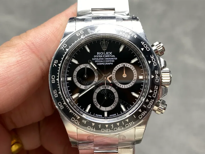 View 1 of Rolex Cosmograph Daytona Super Clone Stainless Steel – Cerachrom Black Dial Oyster 126500LN-0002