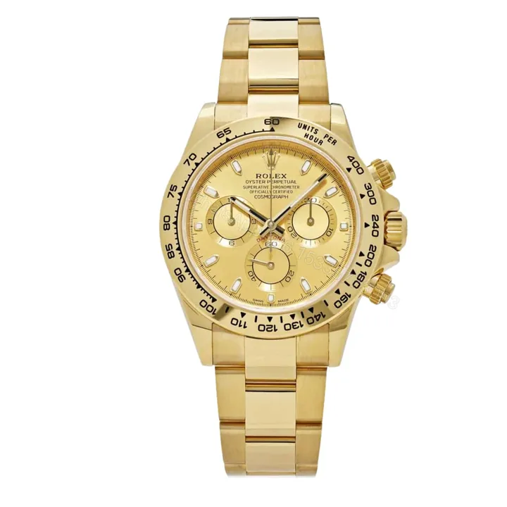 View 1 of Rolex Cosmograph Daytona Gold Champagne 40Mm