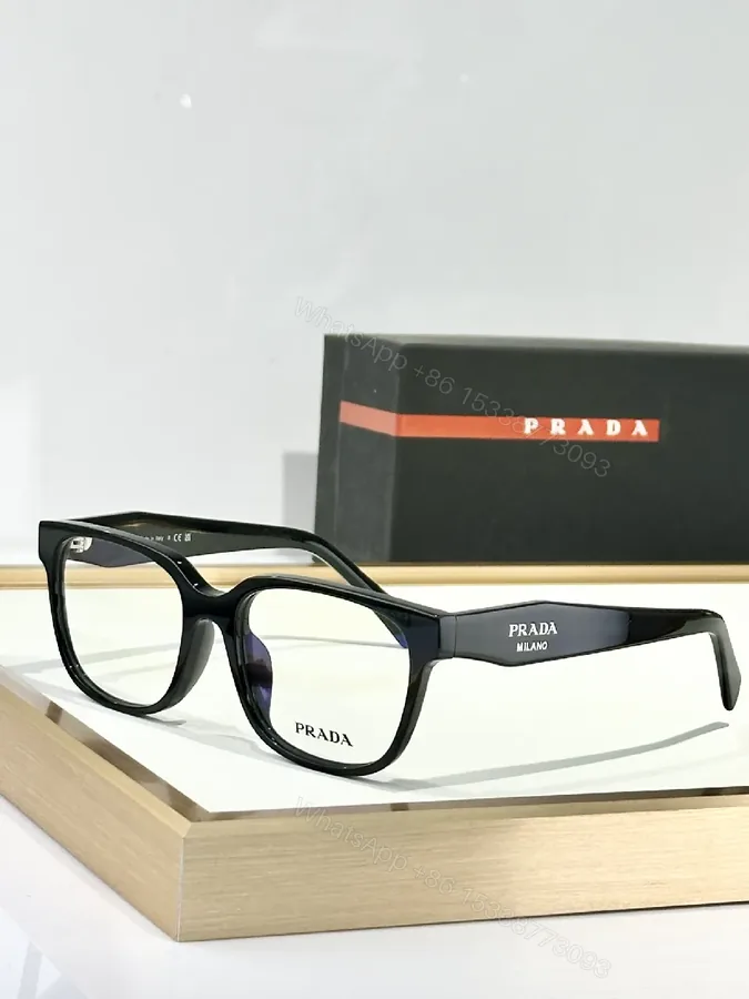 View 1 of Black Acetate Modern Eyewear with Signature Detail Frames