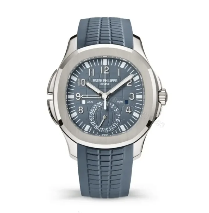 View 1 of Replica Clone Denim Blue Patek Philippe Aquanaut 2024 Model