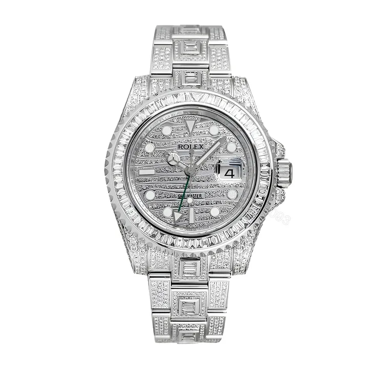 View 1 of Rolex Full Diamond Replica