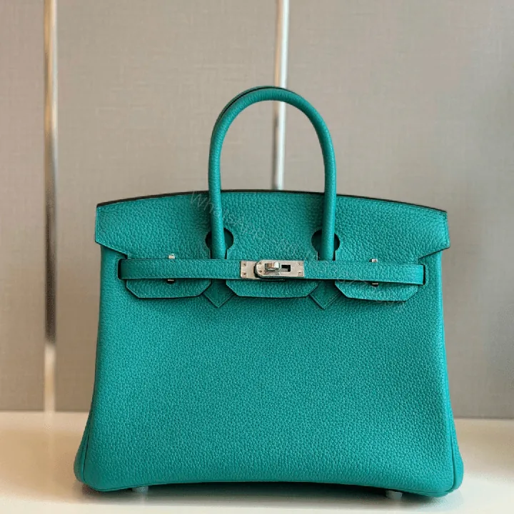 View 1 of Hermes Birkin PHW Da Togo Ocean Blue Handbags 25cm