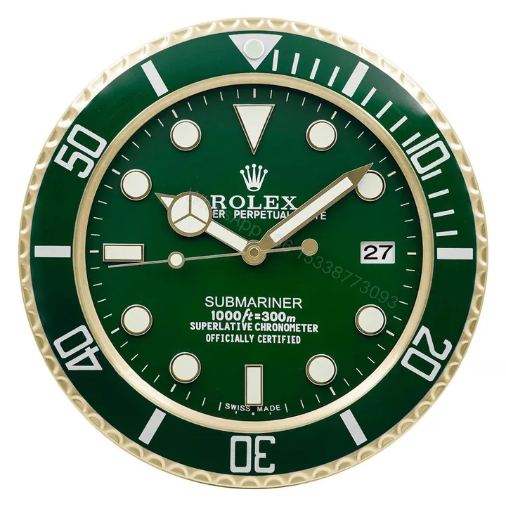 View 1 of ROLEX WALL CLOCK – SUBMARINER GREEN GOLD