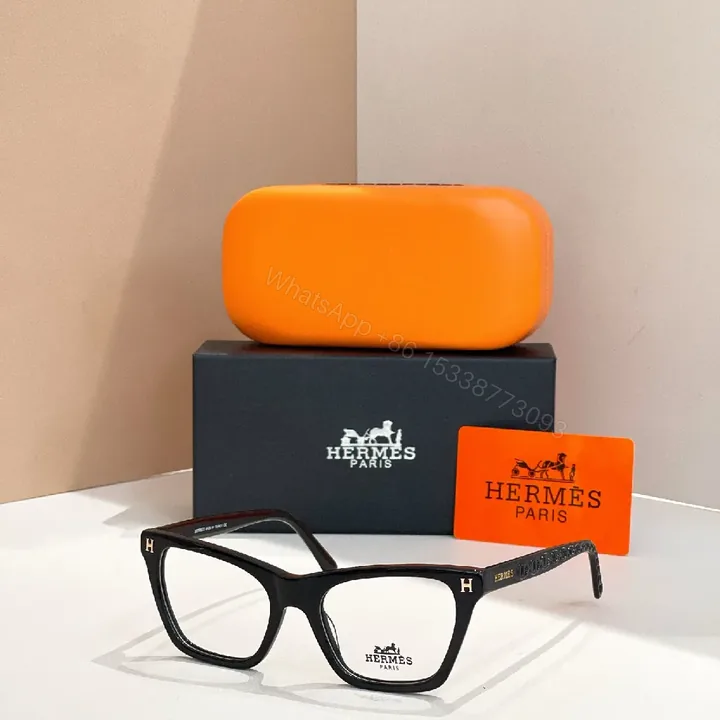 View 1 of Black Premium Acetate Rectangular Eyewear: Luxury-Comfort Glasses