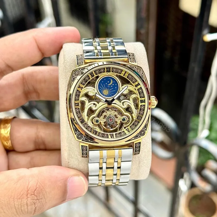 View 1 of Patek Philippe Skeleton Automatic 42MM Gold Silver