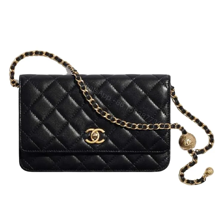 View 1 of Chanel Classic Wallet On Chain Black 19Cm