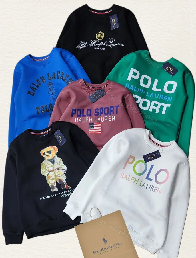 View 1 of FIRST COPY RALPH EXCLUSIVE ROUND NECK SWEATSHIRT FOR LADIES