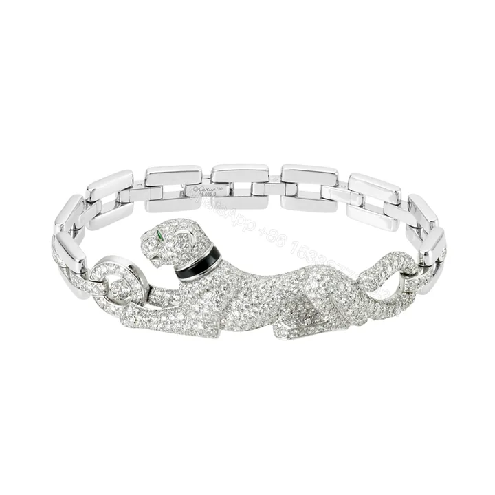 View 1 of Cartier Panthere Bracelet Full Diamonds