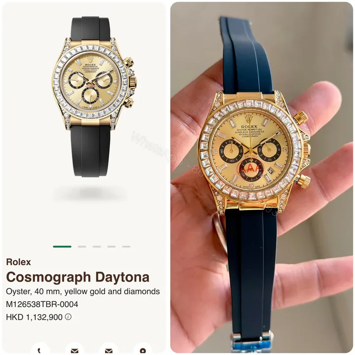 View 1 of Rolex Cosmograph Daytona Diamond Bezel