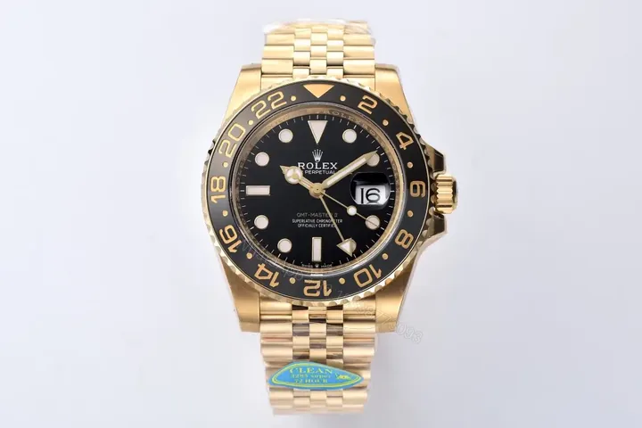 View 1 of Rolex GMT-Master II Full Gold Black Dial 126718GRNR
