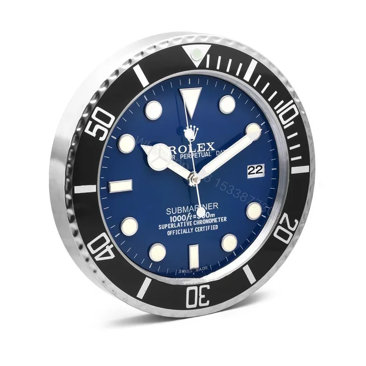 View 1 of ROLEX WALL CLOCK – SUBMARINER BLACK/BLUE