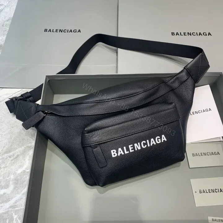 View 1 of Pebble Leather Belt Bag â€” Street-Chic Luxury, Logo-Bold