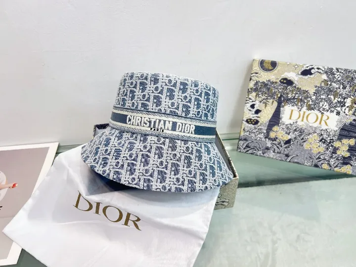View 1 of Patterned Visor Hat – Luxurious, Structured, All-Day Comfort