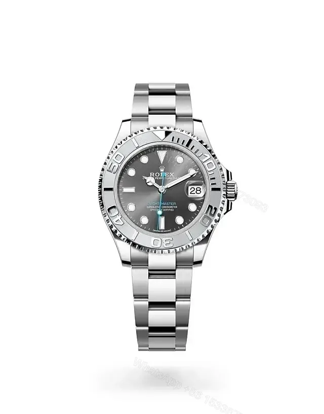 View 1 of Replica ROLEX YACHT-MASTER 1 PLATINUM & STAINLESS STEEL