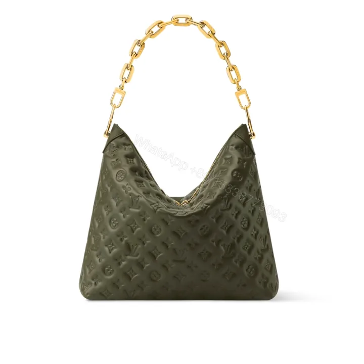View 1 of Louis Vuitton Coussin Hobo MM Dark Khaki 38Cm M15228