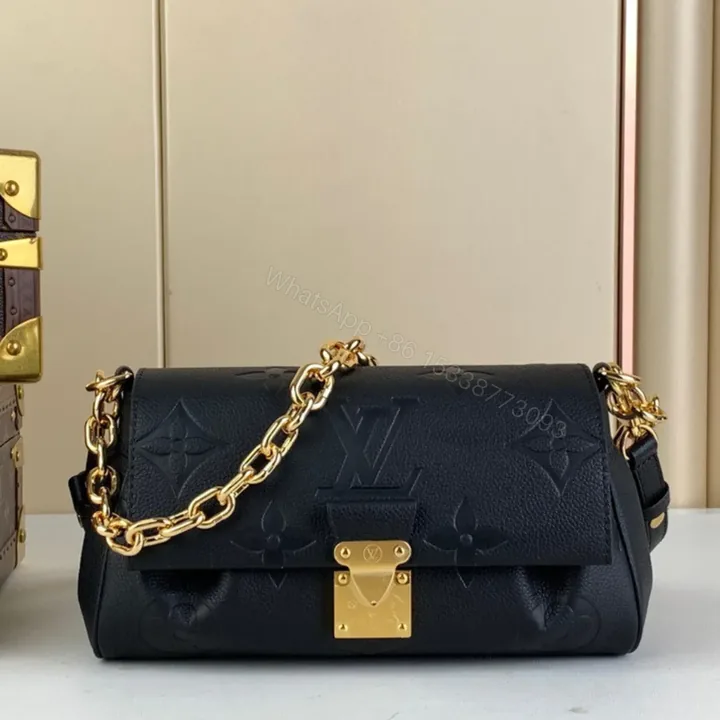 View 1 of Louis Vuitton LV Favorite Replica Black Handbags 24x14cm
