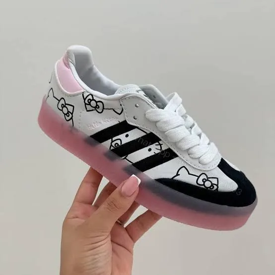 View 1 of FIRST COPY Adidas Samba Hello Kitty Shoes For Men