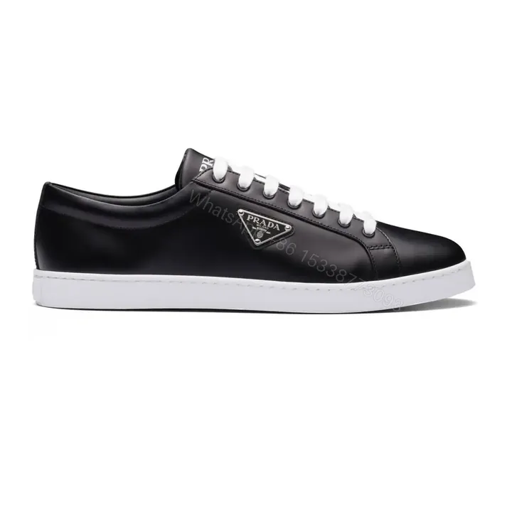 View 1 of PRADA BRUSHED LEATHER SNEAKERS – PRD043