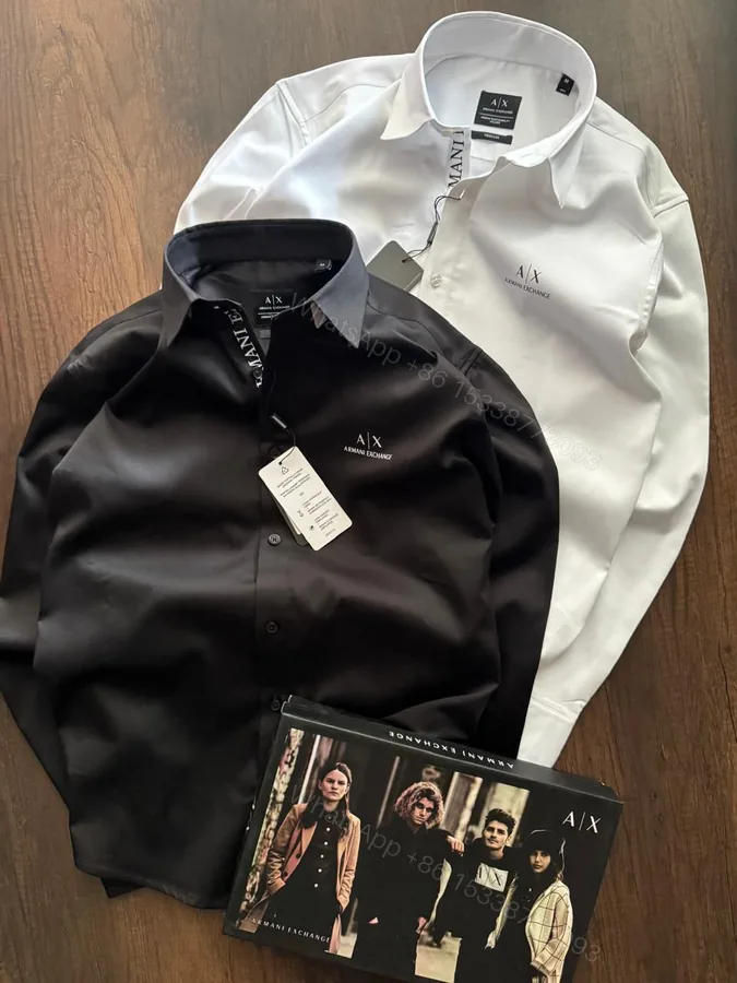 View 1 of FIRST COPY ARMANI EXCHANGE PREMIUM ORIGINAL 2026 COLLECTION SHIRT