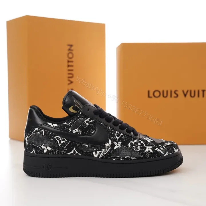 View 1 of Louis Vuitton Monogram Patterned Comfort Sneakers - Luxe Everyday Style