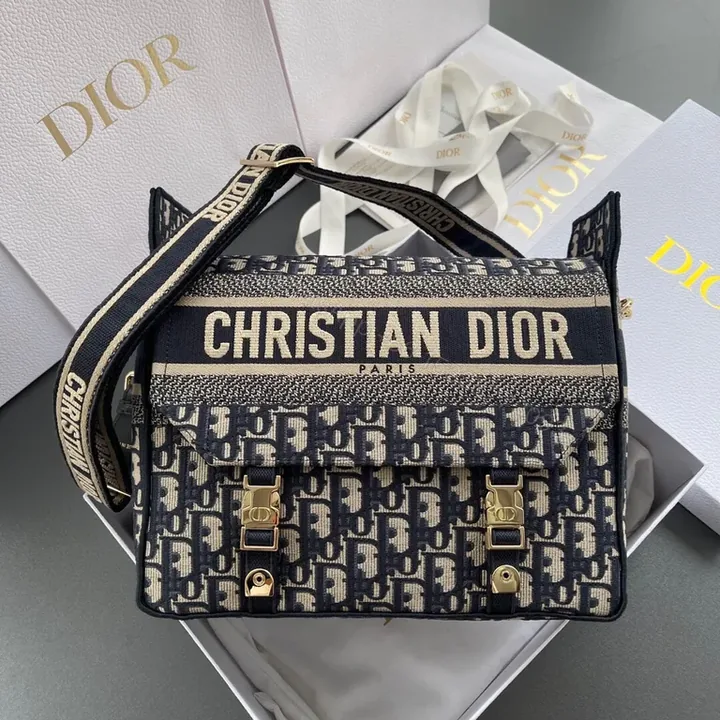 View 1 of Bold Dior-Monogram Messenger Bag: Elevated Everyday Luxury
