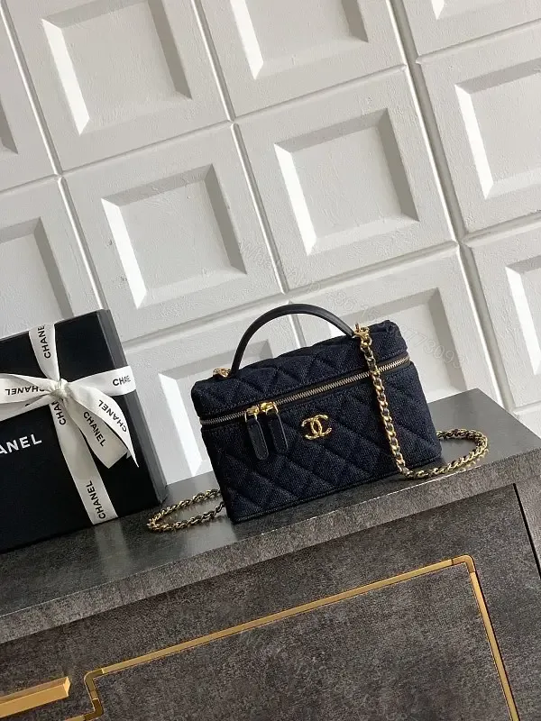 View 1 of Quilted Mini Bag with Chain Strap – Everyday Luxury