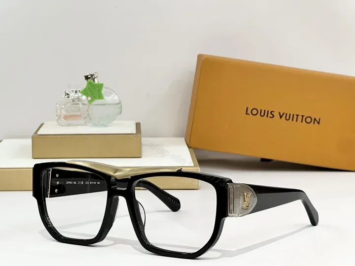 View 1 of Statement Edges: Bold Square Frames with LV Detailing Eyewear